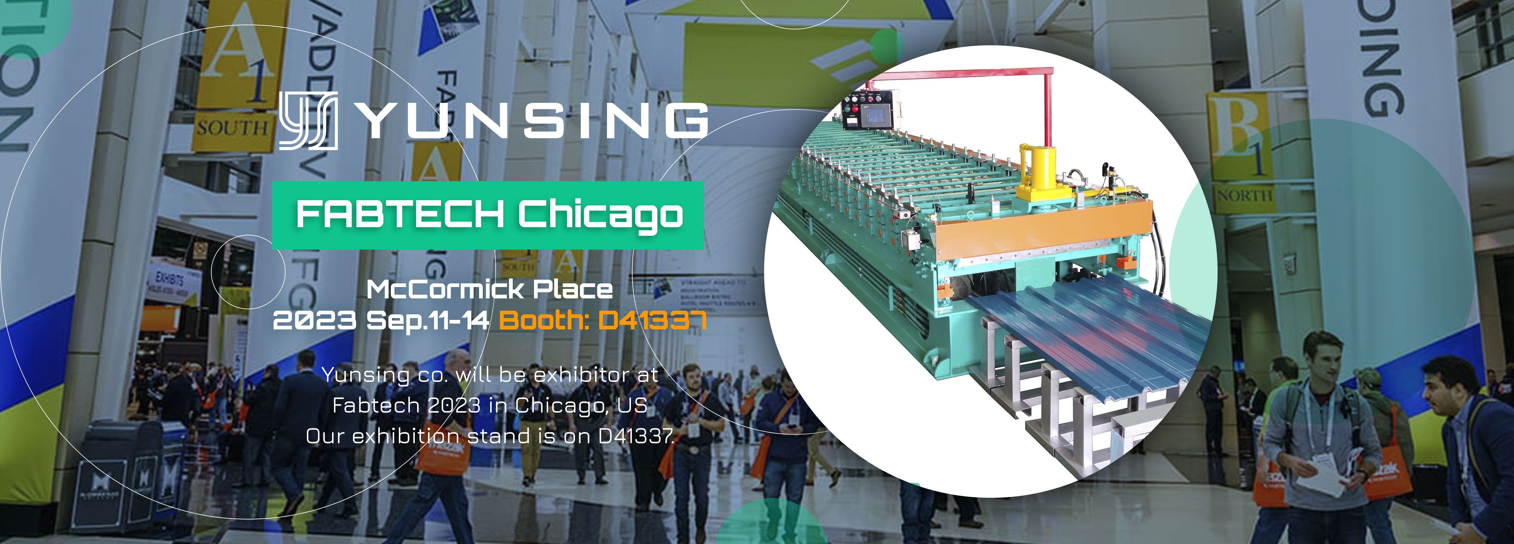 Fabtech 2023 Chicago Yunsing Industrial Co Ltd